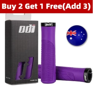 ODI Rubber MTB Bike Grips Handle Anti-Slip Shockproof for 22.2mm Lock-On Grips - Picture 1 of 3