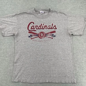 Y2K St Louis Cardinals Shirt Erwachsene XL Extra Large grau kurzarm MLB Tee Vintage - Bild 1 von 6