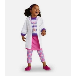 Disney Store Doc McStuffins Costume Dress-Up Coat – Size 4 - Picture 1 of 7