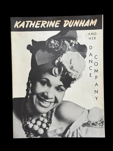 1941 Katherine Dunham & Her Dance Company Biltmore programma teatrale LA rara oliva - Foto 1 di 8