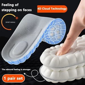 High Elasticity Latex Sport Insoles Pads Arch Support Orthotic Insoles Reathable - Picture 1 of 36