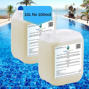 SET 2 x 10L HydroChemix Pool Aktive Desinfektion und Wasseraufbereitung - Bild 1 von 1