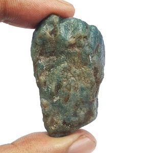 261 Ct Natural Blue Apatite Raw Rough Stone AAA Quality Loose Gemstone Specimen - Picture 1 of 5