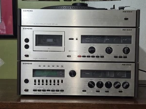 DE COLECCIÓN SIEMENS R 444 UNIDAD ESTÉREO DE ALTA FIDELIDAD CONJUNTO REPRODUCTOR DE DISCOS GRABADORA ¡TAL CUAL! - Imagen 1 de 16