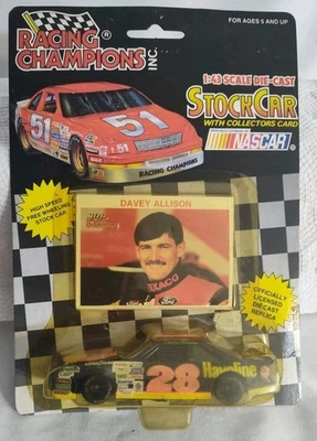 Racing Champions - Davey Allison - Nascar Stock Car - 1:43 Scale Die Cast 1992 - Image 1 of 4