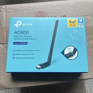 TP-Link Archer T2U Plus High Gain Wireless Dual Band USB Adapter - Zdjęcie 1 z 1
