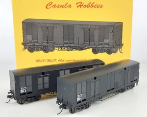 CASULA HOBBIES NSWGR MLK LOUVRED BOGIE VANS 2-PACK EXCELLENT COND BOXED HO - Picture 1 of 12