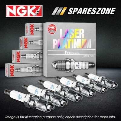 6 x NGK Spark Plugs for Hyundai Grandeur Santa Fe Sonata Terracan Tiburon Trajet - image 1 of 2
