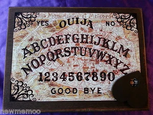 Wooden Ouija Board Game Paris Map & Planchette weeja fortune telling  magic - Picture 1 of 1