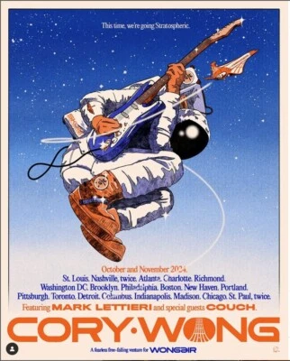 Poster Cory Wong US Fall Tour 2024 poster, home decor music lovers