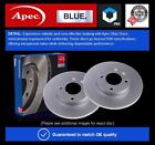 2x Brake Discs Pair Solid Front 282mm SDK6236 Apec Blue Set 701615301G Quality