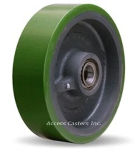 W-1030-DT-3/4 10"" x 3"" Duralast poliuretano sobre rueda de hierro fundido 3000 lb de capacidad - Imagen 1 de 1