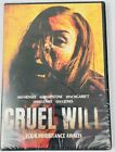 Cruel Will Dvd 2013 Horror Film Aaron Kinser, Marissa Pistone, Spencer Garrett
