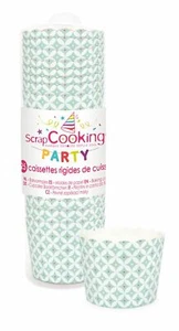 25 Tazones Con Cocinero "Rosetas Verde Agua-" - Imagen 1 de 1