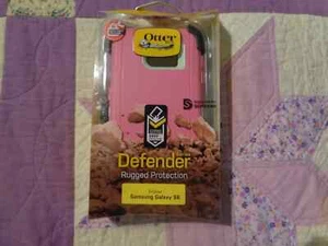 Genuine OtterBox Defender Case Samsung Galaxy S6 Melon Pop Pink/White - Picture 1 of 2