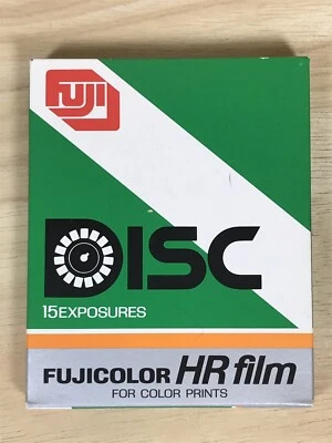 Vintage Fuji Color HR Film CD Disc 15 Exposures Sealed Exp. 1988 NOS Nr Mint Box - Image 1 of 4