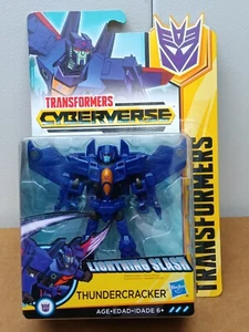 Hasbro Transformers Cyberverse Warrior Class Lightning Slash Thundercracker - Picture 1 of 3