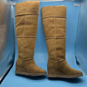 UGG Classic Femme Over-The-Knee Boots, Chestnut Suede, Women's 7M - Picture 1 of 6
