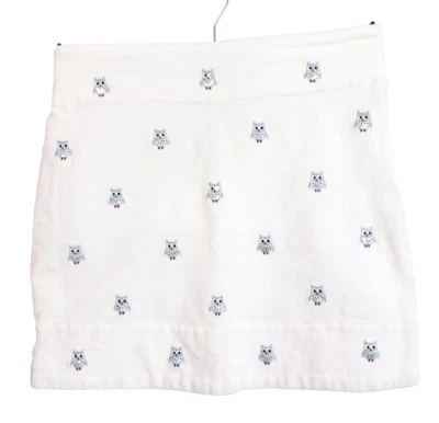 Minifalda lápiz de algodón bordada búho pana blanca talla 8 CASTAWAY para mujer Foto 1 de 4