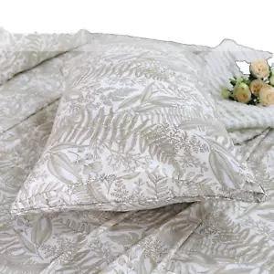 100% Cotton Printed Tropical Leaves Sheets FULL NIP - Picture 1 of 3