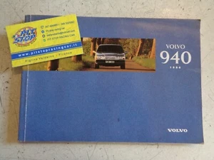 LIBRETTO USO E MANUTENZIONE VOLVO 940 - EDIZIONE 1996 - ORIGINALE  - Foto 1 di 2