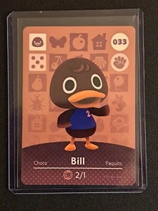 Bill - 033 - Animal Crossing Amiibo Karte - Bild 1 von 1