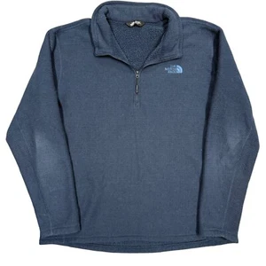The North Face Waffle Knit 1/4 Zip Fleece Sweater Jacket XXL - Picture 1 of 7