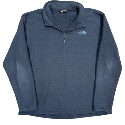 The North Face Waffle Knit 1/4 Zip Fleece Sweater Jacket XXL - Image 1 of 4