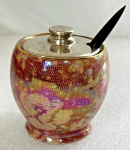 Royal Winton Grimwades Brocado de Arándanos Mermelada/Jalea Tarro con Tapa y Cuchara - Imagen 1 de 9