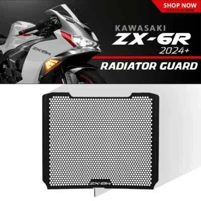Motorcycle Radiator Guards For KAWASAKI NINJA ZX-6R 2024 Oil cooler Protector - Image 1 of 4