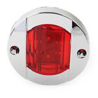 1x Round 3" 12V LED Side Marker Lamp Trailer Lights Truck Trailer RV Boat Red
