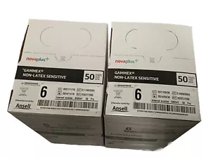 Guantes quirúrgicos Gammex no sensibles al látex 100 pares talla 6 Ansell caducidad 30/08/2024 - Imagen 1 de 2