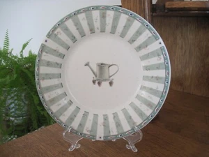 Pfaltzgraff Nature Wood Watering Can Pattern 8" Salad/Dessert Plate - Picture 1 of 4