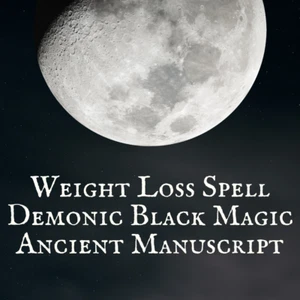 Manuscrito antiguo de magia negra demoníaca hechizo de pérdida de peso - Imagen 1 de 6