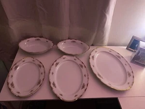 5 PC Harmony House Petite Rose 3532 Dinnerware Fine China Set Japan Floral - Picture 1 of 5