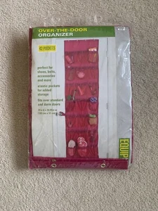 NEW Over-the-door Organizer College Dorm Room 42 Pockets Pink - Picture 1 of 1