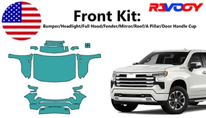 For Chevy Silverado 1500 High Ctry 22-25 Front Paint Protection Film PreCut PPF - Picture 1 of 7