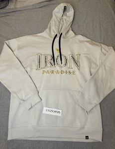 Under Armour Project Rock Iron Paradise Hoodie Men's Size XL White 1380115-114 - Picture 1 of 7
