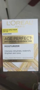 L'Oreal Paris Age Perfect Anti-Sagging Collagen Expert Night Moisturizer, 2.5oz - Picture 1 of 5