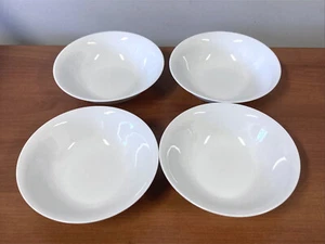 Mikasa Aspen porcellana bianca lotto di 4 ciotole per cereali 6,9" 19,7 fl oz - Foto 1 di 5
