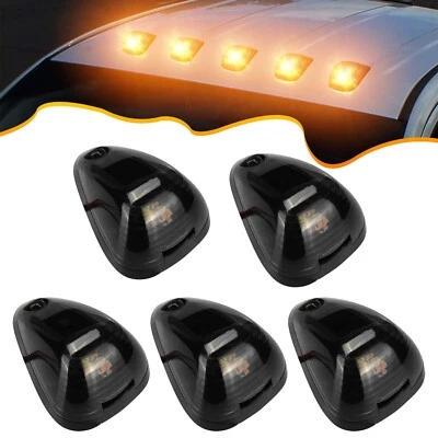 5x Luces LED de humo para techo de cabina marcador ámbar para Ford F-250 F-350 F450 Super Duty Foto 1 de 4