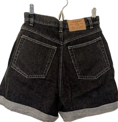 DE COLECCIÓN: LIZ WEAR Mamá Denim Corto Súper Alto GRUNGE ROPA DE CALLE TALLA 6P INFORMAL Foto 1 de 4