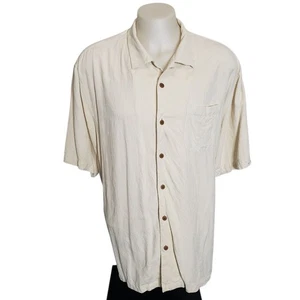 Tommy Bahama Men's 100% Silk Floral Hawaiian Camp Shirt Size 2XB - Picture 1 of 10