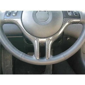 Cubierta inferior del volante de fibra de carbono para BMW X5 E53 530i E39 323Ci 325Ci E46 - Imagen 1 de 5