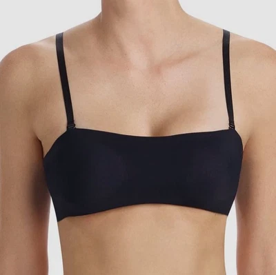 Bralette bandeau elástico clásico negro Commando para mujer talla M Foto 1 de 2