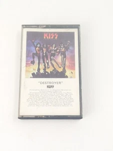 KISS Destroyer Cassette Tape 1976 PolyGram OG USA 1st Pressing Rewind - Picture 1 of 4
