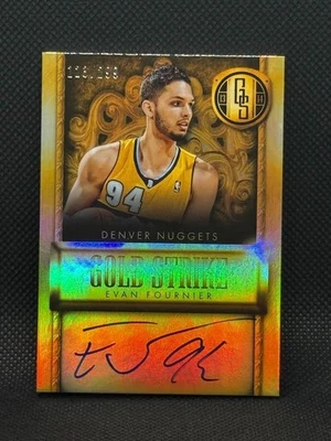 2013-14 Panini Gold Standard #57 Evan Fournier Gold Strike Signatures A.076 - Image 1 of 2