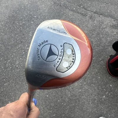 Вольфрамовый драйвер Taylormade Firesole 10,5° - для правосторонней стойки - с графитовой пузырьковой рукоятью R-80 - Изображение 1 из 4