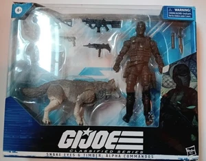 GI Joe Classified Series SNAKE EYES & TIMBER Alpha Commandos 6" Figure - Picture 1 of 9