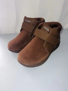 Neu ohne Etikett Fitville Damen Weite, Größe 9W, orthopädische Slipper Diabetikerschuhe, braun - Bild 1 von 7
